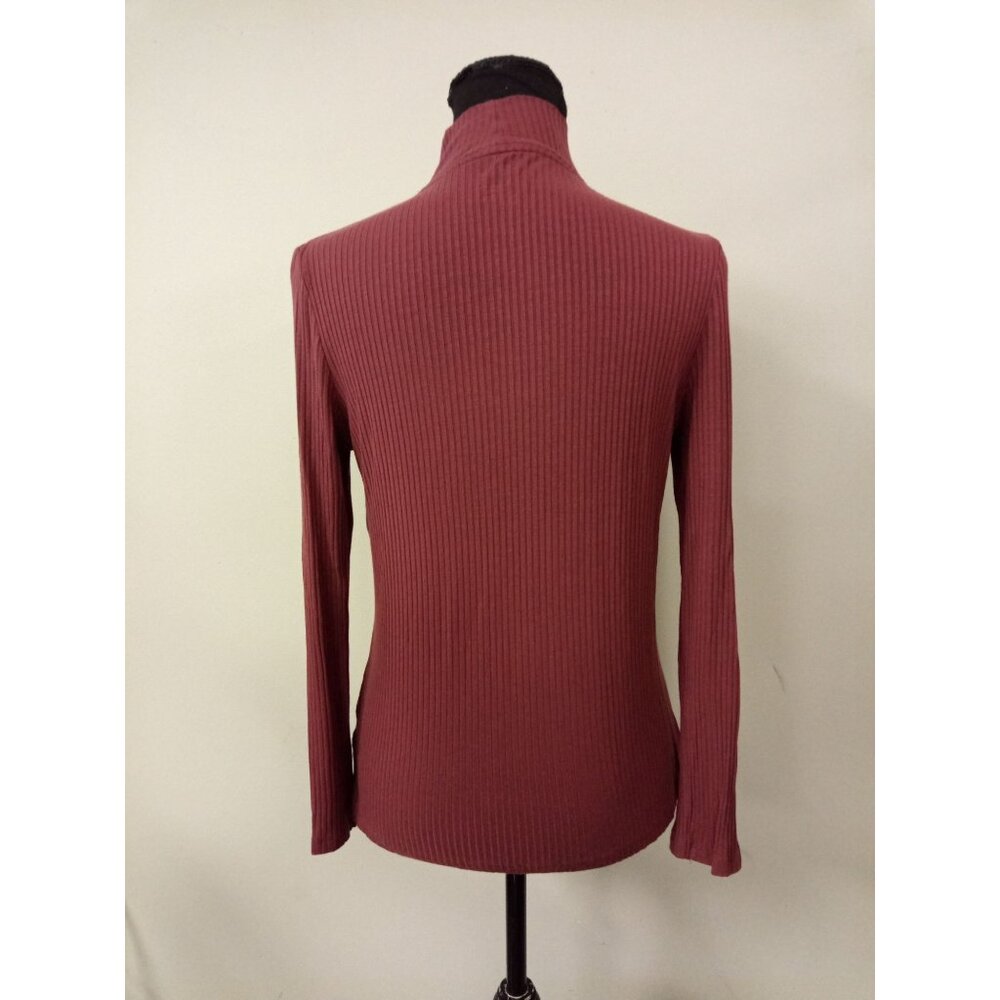 Rachel Zoe Women's Red Mock Neck Sweater Size Medium - Picture 3 of 5